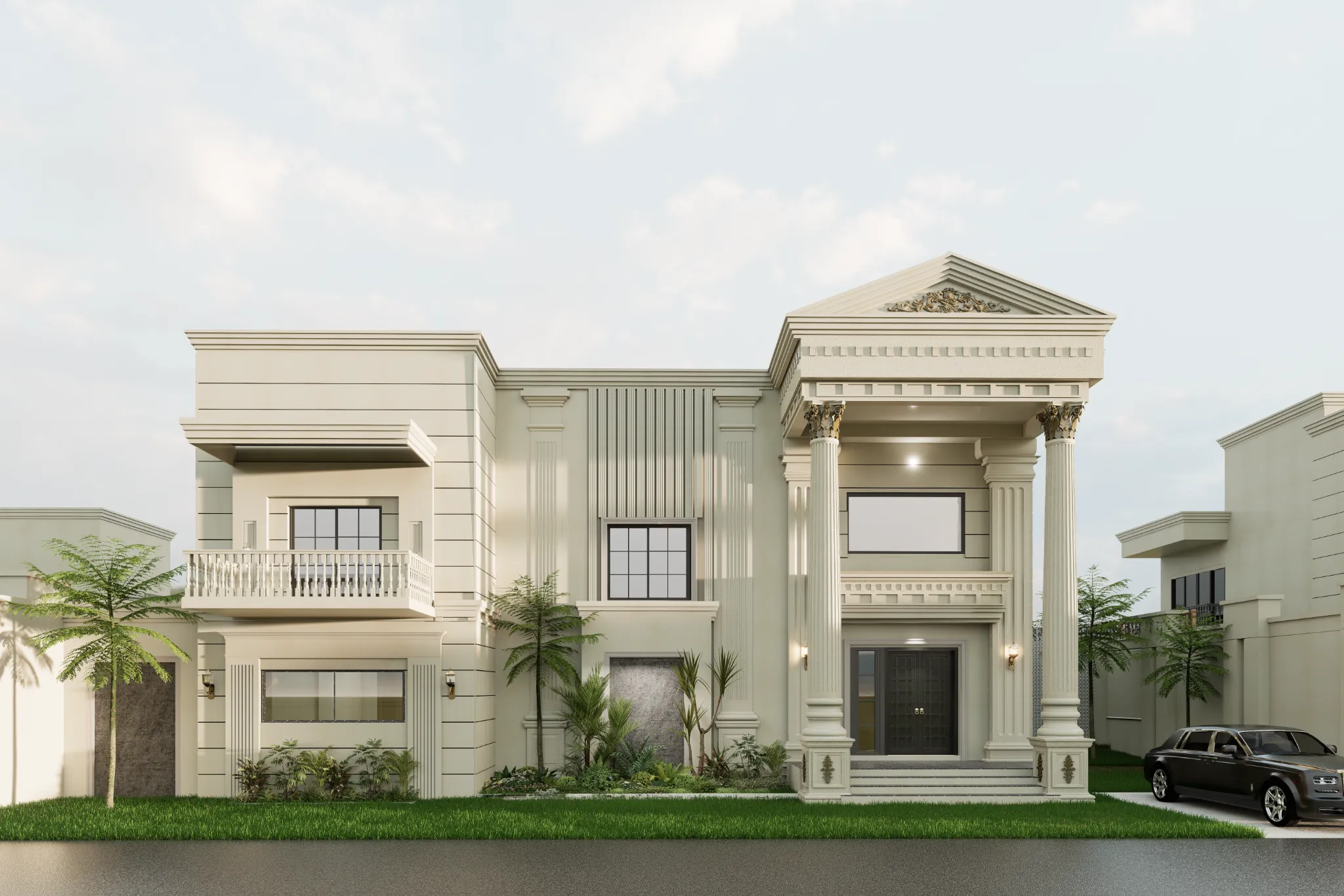 Kadamba villa — front elevation